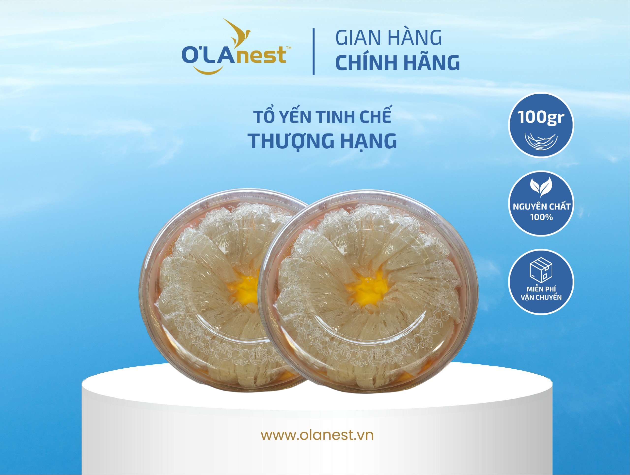 TỔ YẾN TINH CHẾ Thượng Hạng (có chân yến)